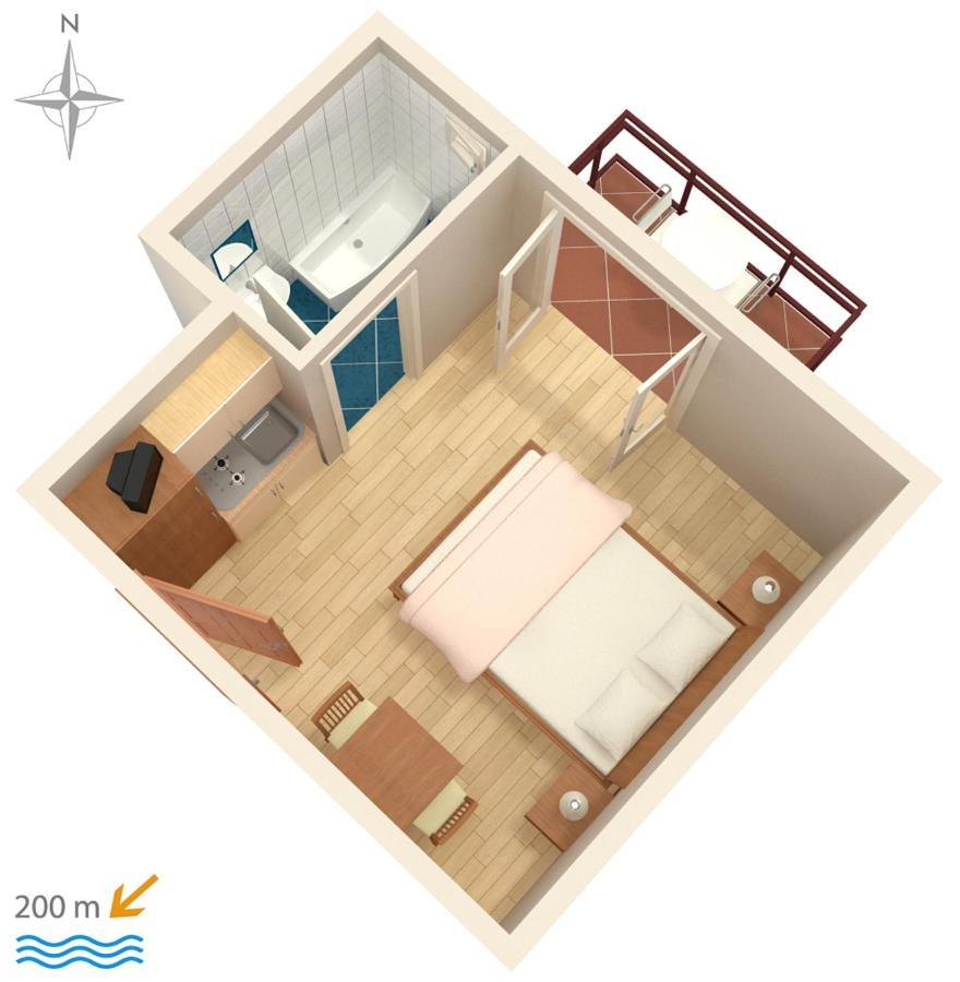 Apartments With A Parking Space Baska Voda, Makarska - 6773 Exterior foto